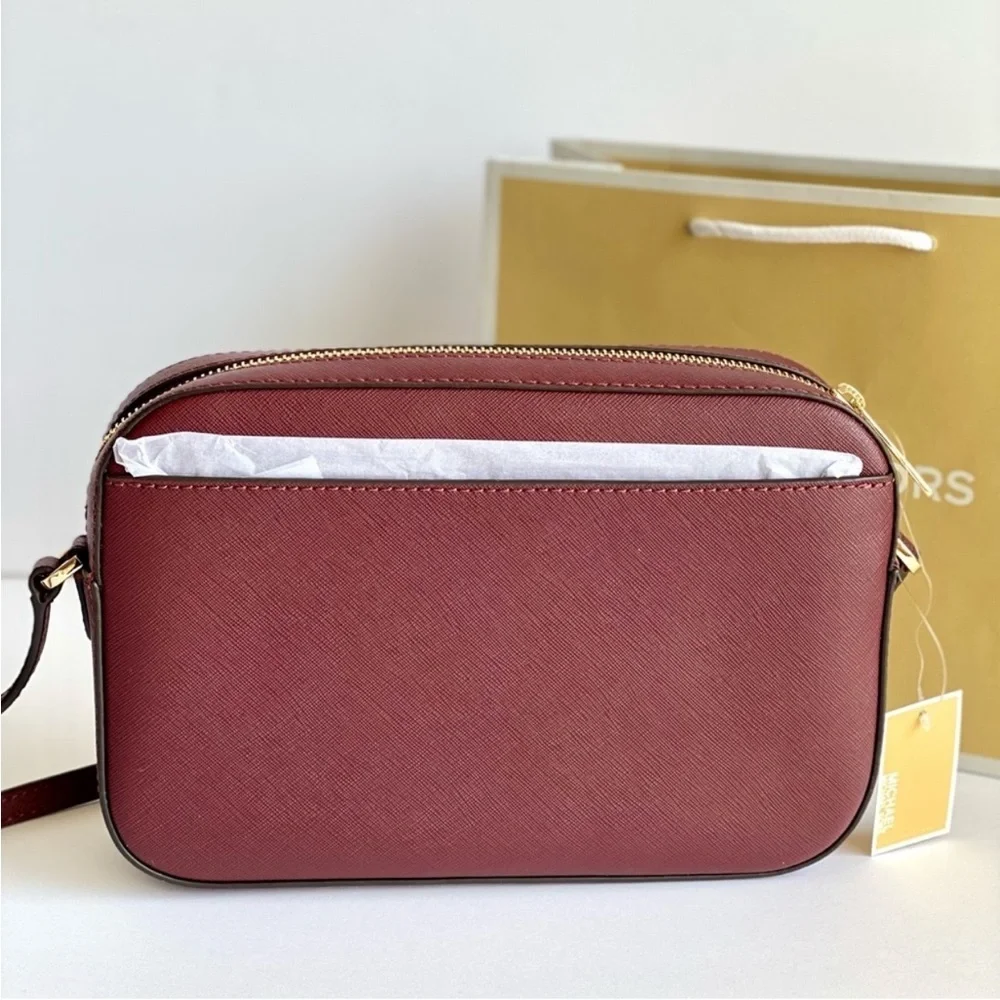 Michael Kors ZIP Chain Het Set Travel Crossbody Bag Merlot